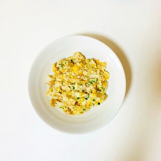 新玉ねぎいり卵炒飯